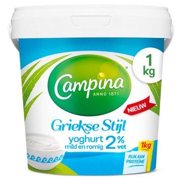 Campina Griekse Stijl Yoghurt 2% vet 1kg