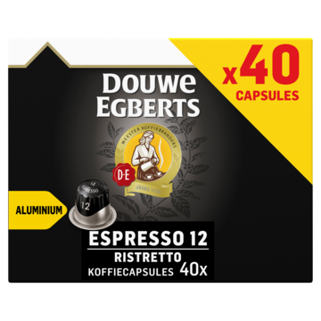 Douwe Egberts Espresso Ristretto Koffiecups Familiepak 40 Stuks