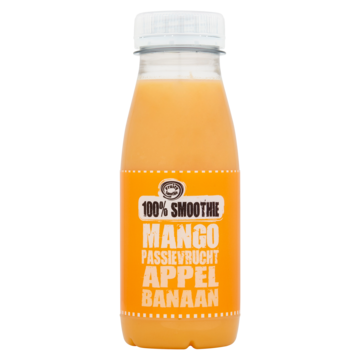 Fruity Smoothie 100% Smoothie Mango Passievrucht Appel Banaan 250ml