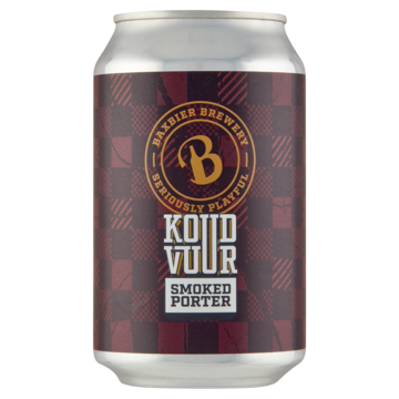 Baxbier Brewery - Koud Vuur Smoked Porter  - Blik - 330ML