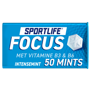 Sportlife Boost Mints Focus Intensemint Suikervrij 35g