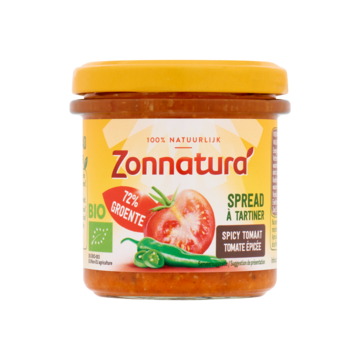 Zonnatura Spread Spicy Tomaat 135g