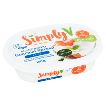 Simply V Gourmet Spread with Almonds Pure 150g