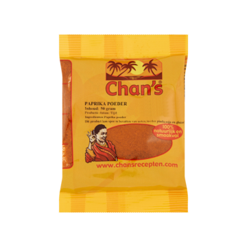 Chan's Paprika Poeder 50g