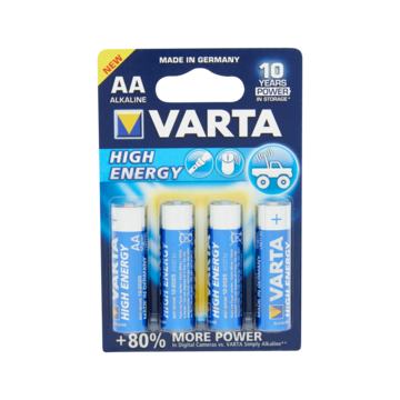 Varta High Energy AA 4 Stuks bestellen? | Jumbo