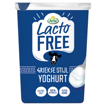 Arla Lactofree griekse stijl yoghurt lactosevrij 450g