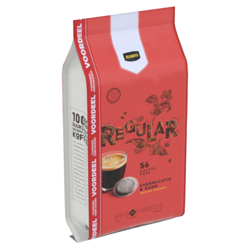 Jumbo Regular Koffiepads Voordeelverpakking 56 Stuks