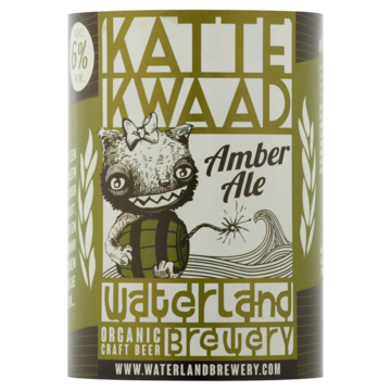 Waterland Brewery - Kattekwaad Amber Ale Biologisch - Fles 330ML