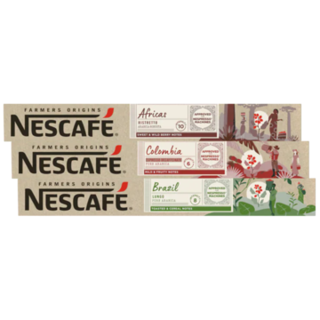 Nescafé Farmers Origins Nespresso Koffie Cups 3 x 10 Stuks