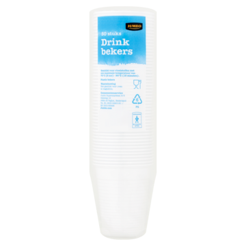 Jumbo Drink Bekers 50 Stuks