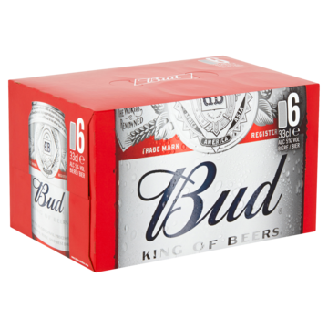 Bud Pils Bier Blikken 6 x 33cl