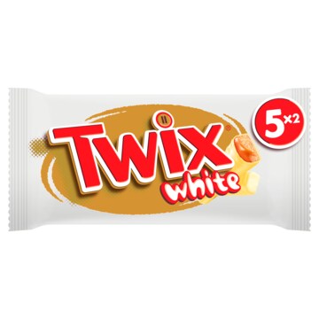 Twix White chocolade repen 5 x 2 Stuks