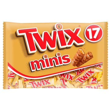 Twix Mini's Melkchocolade Uitdeelzak 17 Stuks