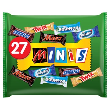 Mars Mini's Chocolade mix Uitdeelzak 27 Stuks