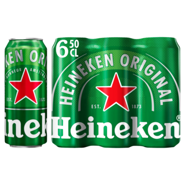 baseren Investeren glans Heineken Premium Pilsener Bier Blik 6 x 50cl bestellen? - Wijn, bier,  sterke drank — Jumbo Supermarkten