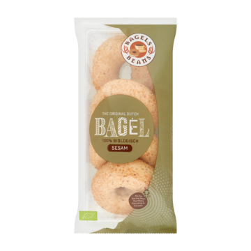 Bagels & Beans - Sesam Bagel - 4 Stuks