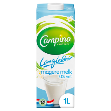 Campina Langlekker Magere Melk 1L