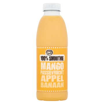 Fruity Smoothie 100% Smoothie Mango Passievrucht Appel Banaan 750ml