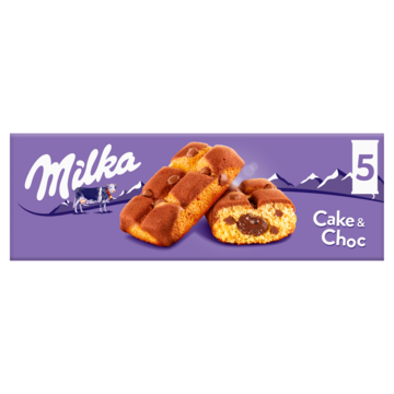 Milka Cake Choc Chocolade Cakejes 5 Stuks 175g