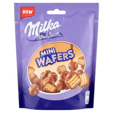 Milka Mini Wafers Chocolade Wafels 110g