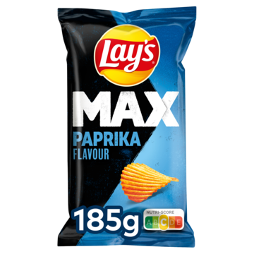 Layapos s Max Ribbel Chips Paprika 185gr