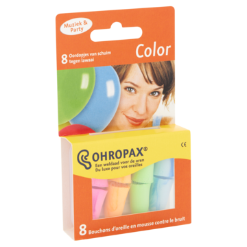 Ohropax Color oordopjes, 8 stuks