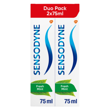 Sensodyne Fresh Mint Tandpasta Duo Pack 2 x 75ml