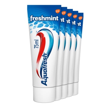 Aquafresh Freshmint 3 in 1 Tandpasta 5 x 75ml