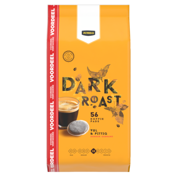Jumbo Dark Roast Koffiepads Voordeelverpakking 56 Stuks