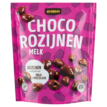 Jumbo Choco Rozijnen Melk 200g