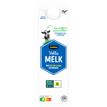 Jumbo Volle Melk met 1 Ster Beter Leven Keurmerk 1L