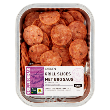 Jumbo Grill Slices met BBQ Saus ca. 225g