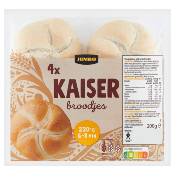 Jumbo - Kaiser Broodjes - 4 Stuks