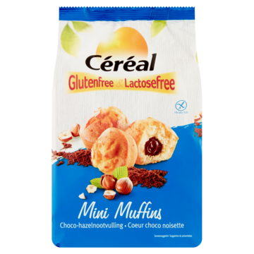 Céréal Glutenfree & Lactosefree Mini Muffins Choco-Hazelnootvulling 6 x 30g