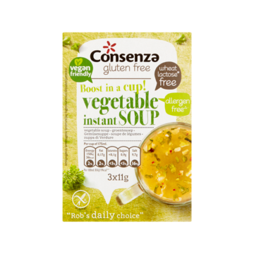 Consenza Gluten Free Instant Groentensoep 3 x 11g