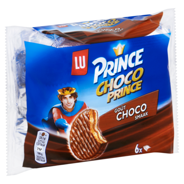 LU Prince Choco Prince Chocolade 6 Koeken 170g