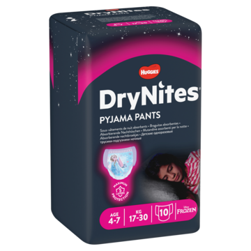 DryNites Pyjama Pants Disney Frozen 17-30 kg 4-7 Age 10 Stuks