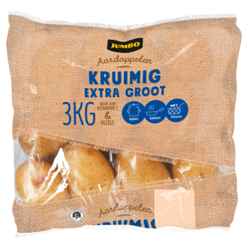 Jumbo Aardappelen Kruimig Extra Groot 3kg