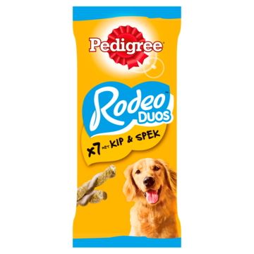 Pedigree Rodeo Duo - Kip & Bacon - Hondensnacks - 7 stuks