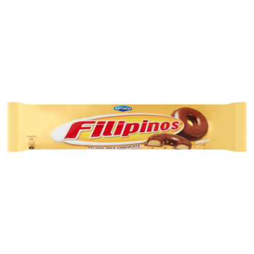 Filipinos with Real Milk Chocolate and Caramel Flavour 128g