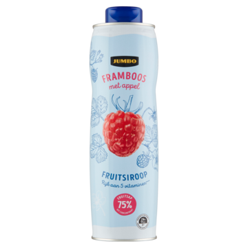 Jumbo Fruitsiroop Framboos met Appel 750ml