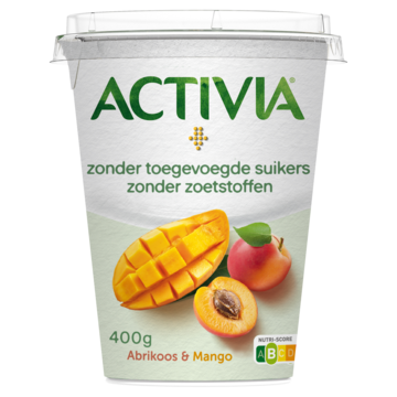 Activia Yoghurt Zonder Toegevoegde Suikers Abrikoos Mango 400g