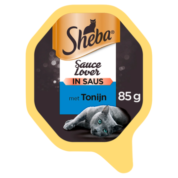 Sheba Sauce Lover Kuipje - Tonijn - Kattenvoer - 85g