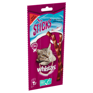 Whiskas Sticks - Zalm - Kattensnack - 3 Stuks