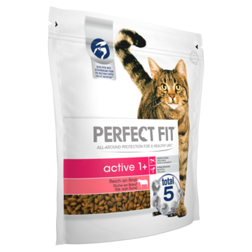 Perfect Fit Active 1+ Adult Brokjes - Rund - Kattenvoer - 1, 4kg