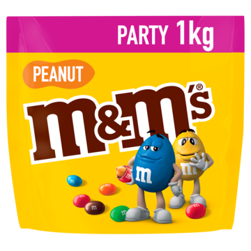 M&M'S Pinda chocolade partyzak 1kg