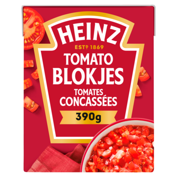 Heinz Tomaten Blokjes Naturel 390g