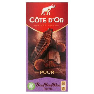Côte d'Or BonBonBloc chocolade reep Puur Truffel 190g