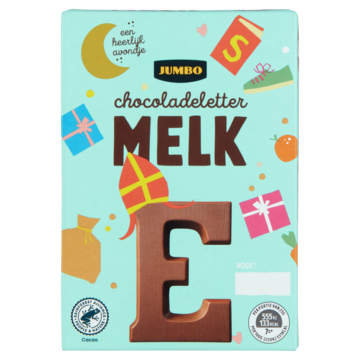 Jumbo Chocoladeletter Melk E 65g