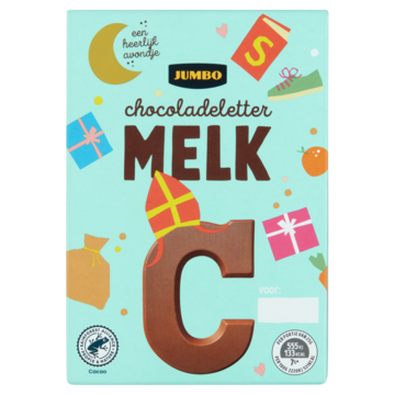 Jumbo Chocoladeletter Melk C 65g